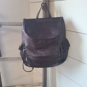 David King leather backpack/Vintage.